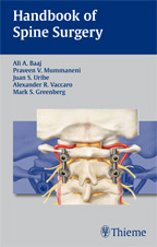 Handbook of Spine Surgery - Baaj / Mummaneni / Uribe / Vaccaro / Greenberg